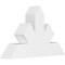 Ekena Millwork Saratoga Architectural Grade PVC Gable Bracket, 36"W x 22 1/2"H x 6"D x 6"F, 15/12 Pitch GBP036X23X0606SAR00 - alternate 1